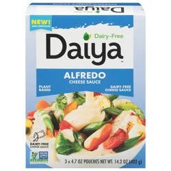Daiya Dairy-Free Alfredo Cheese Sauce 3 - 4.7 oz Pouches
