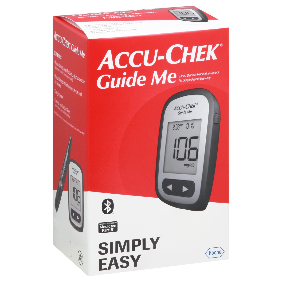 slide 2 of 11, Accu-Chek Guide Me Blood Glucose Monitoring System, 1 ct