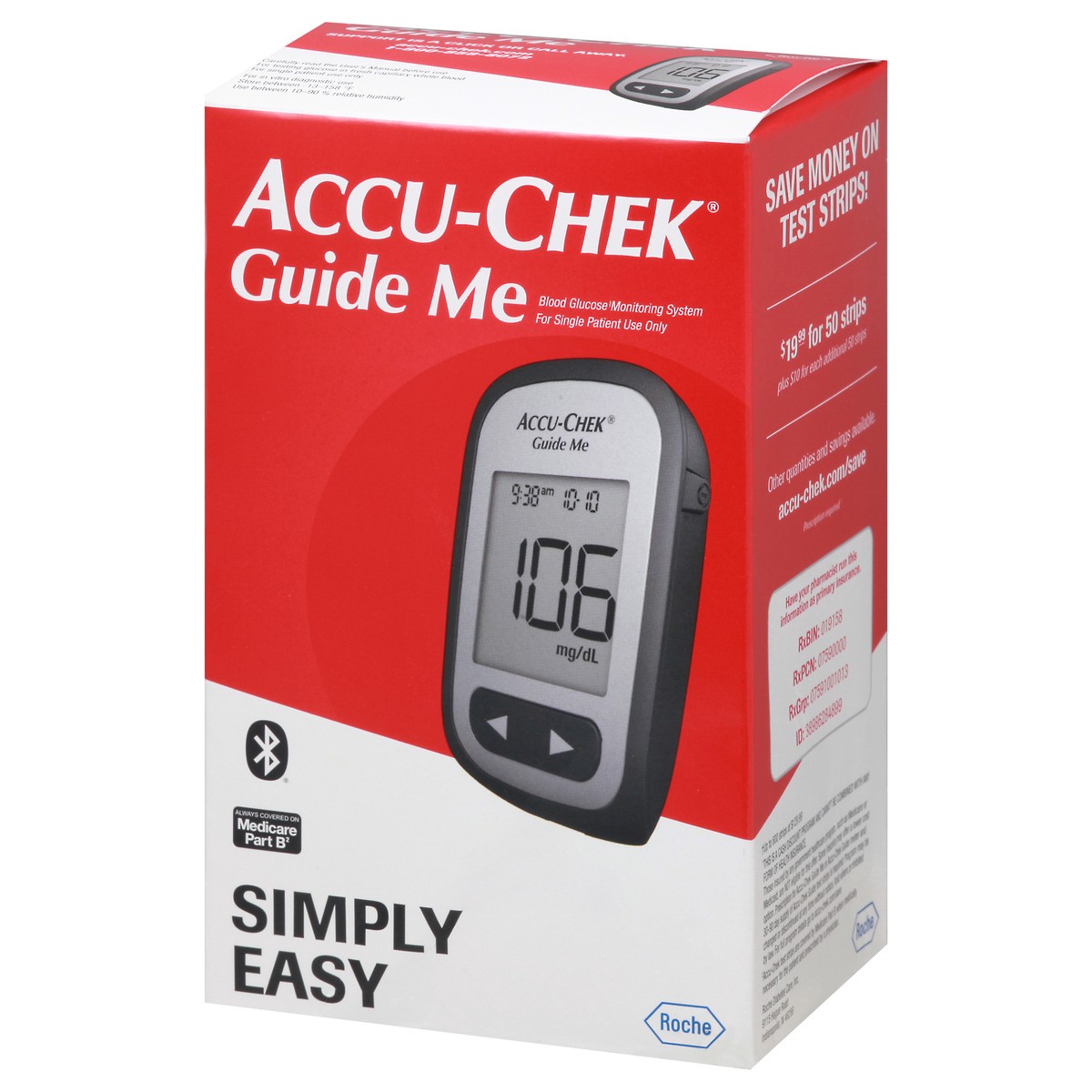 slide 3 of 11, Accu-Chek Guide Me Blood Glucose Monitoring System, 1 ct