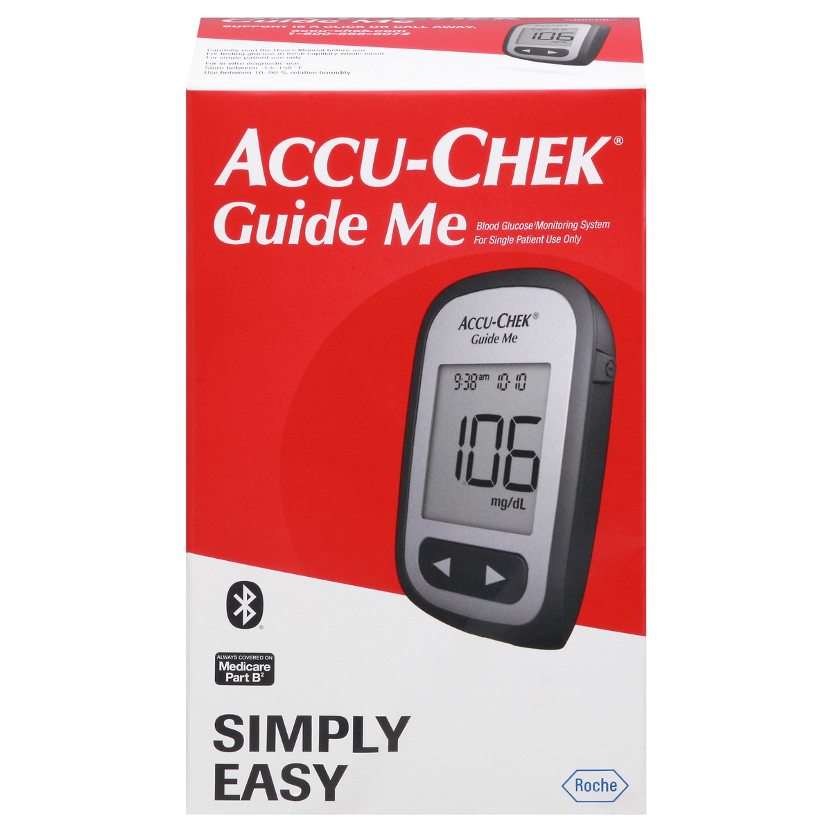 slide 1 of 11, Accu-Chek Guide Me Blood Glucose Monitoring System, 1 ct