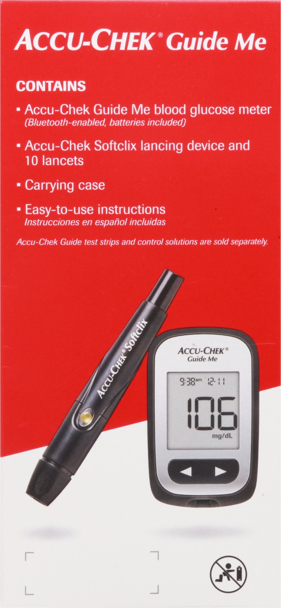slide 5 of 11, Accu-Chek Guide Me Blood Glucose Monitoring System, 1 ct