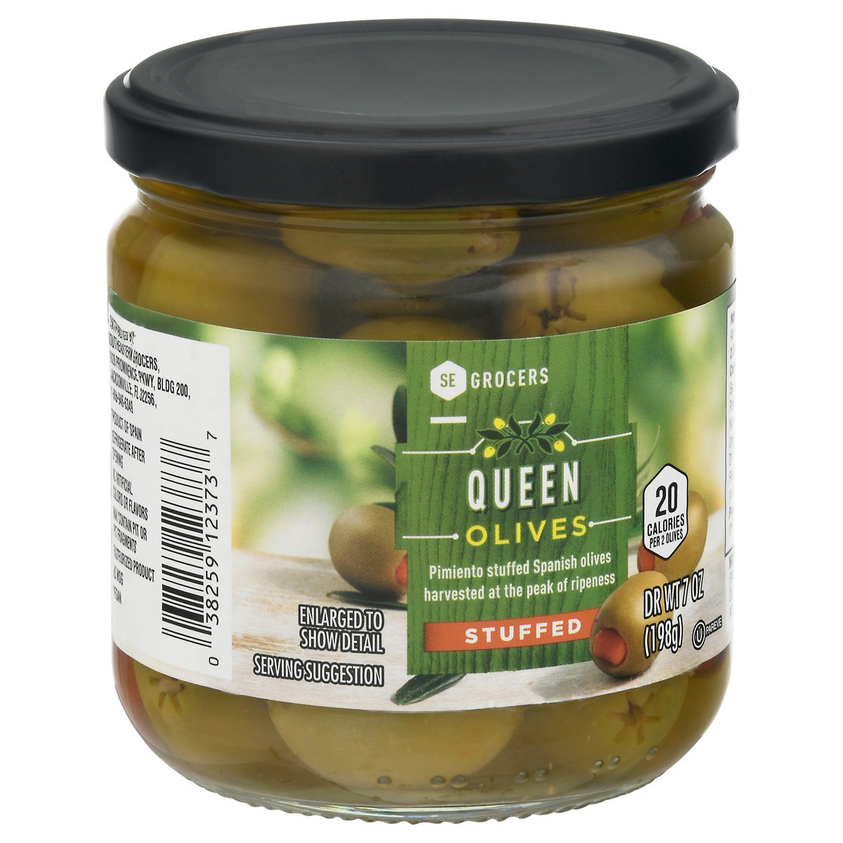 slide 4 of 11, SE Grocers Stuffed Queen Olives, 7 oz