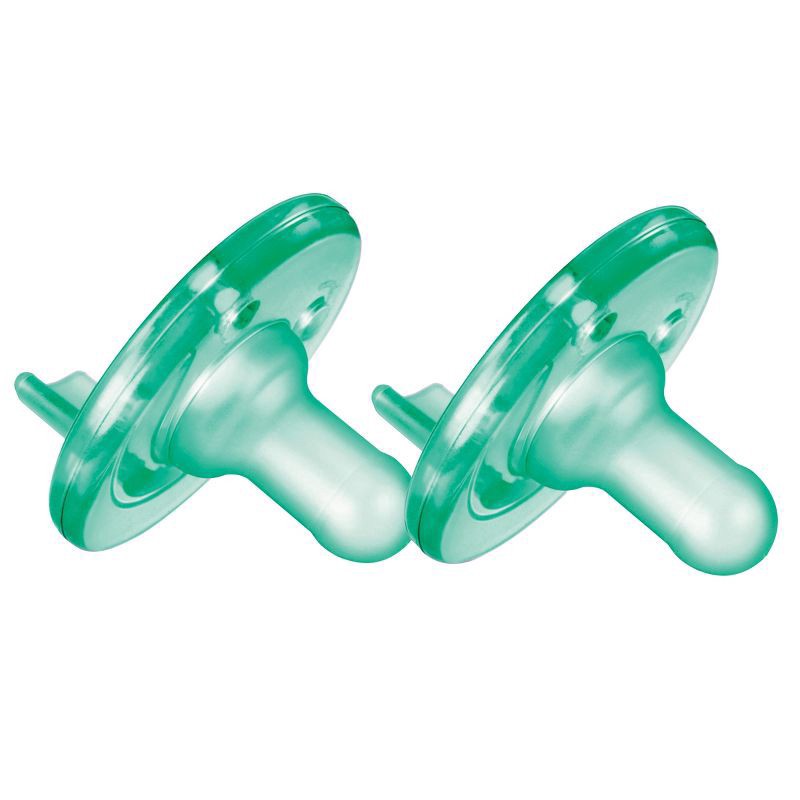 slide 1 of 1, Philips Avent Soothie Pacifier, 0-3 months, Green, 2 pack, SCF190/01, 2 ct