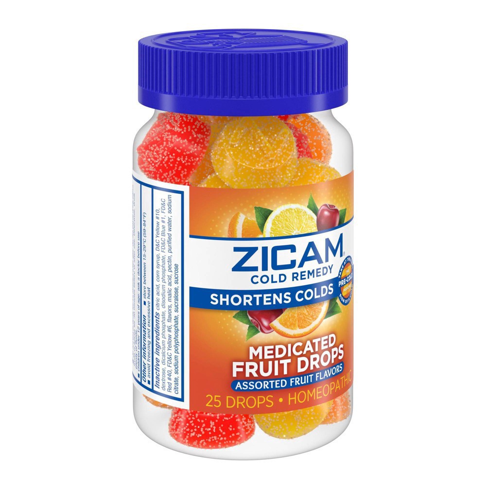 slide 9 of 58, Zicam Cold Remedy Medicated Drops - Fruit - 25ct, 25 ct