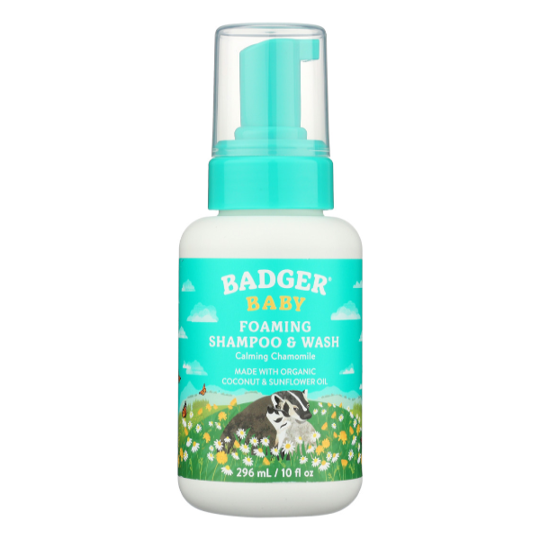 slide 1 of 1, Badger Baby Day Foaming Wash, 10 oz