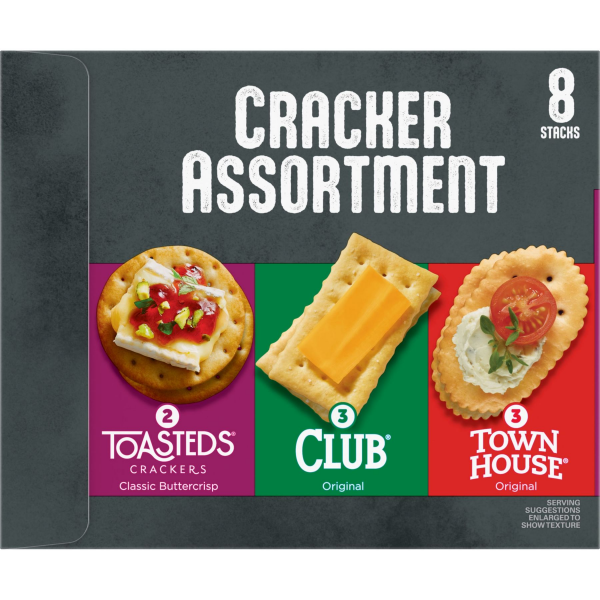 slide 4 of 25, KELLOGGS Kellogg's Entertainment Collection Crackers Variety Pack, Snack Crackers, 8 Stacks 32 oz, 32 oz