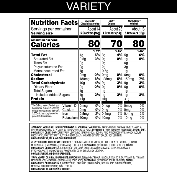 slide 2 of 25, KELLOGGS Kellogg's Entertainment Collection Crackers Variety Pack, Snack Crackers, 8 Stacks 32 oz, 32 oz