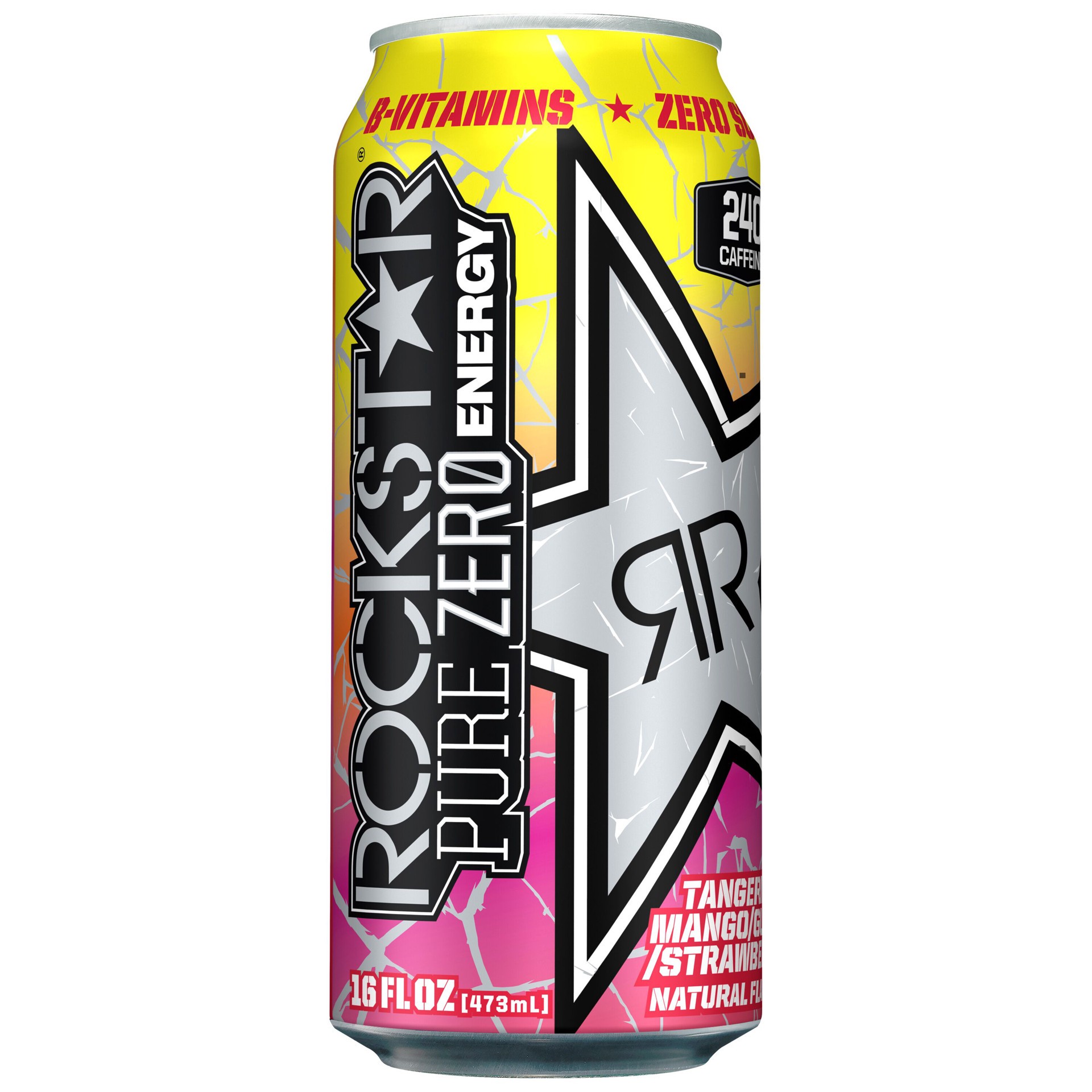 slide 1 of 2, Rockstar Pure Zero #TMGS 16 Fl Oz Can, 16 oz