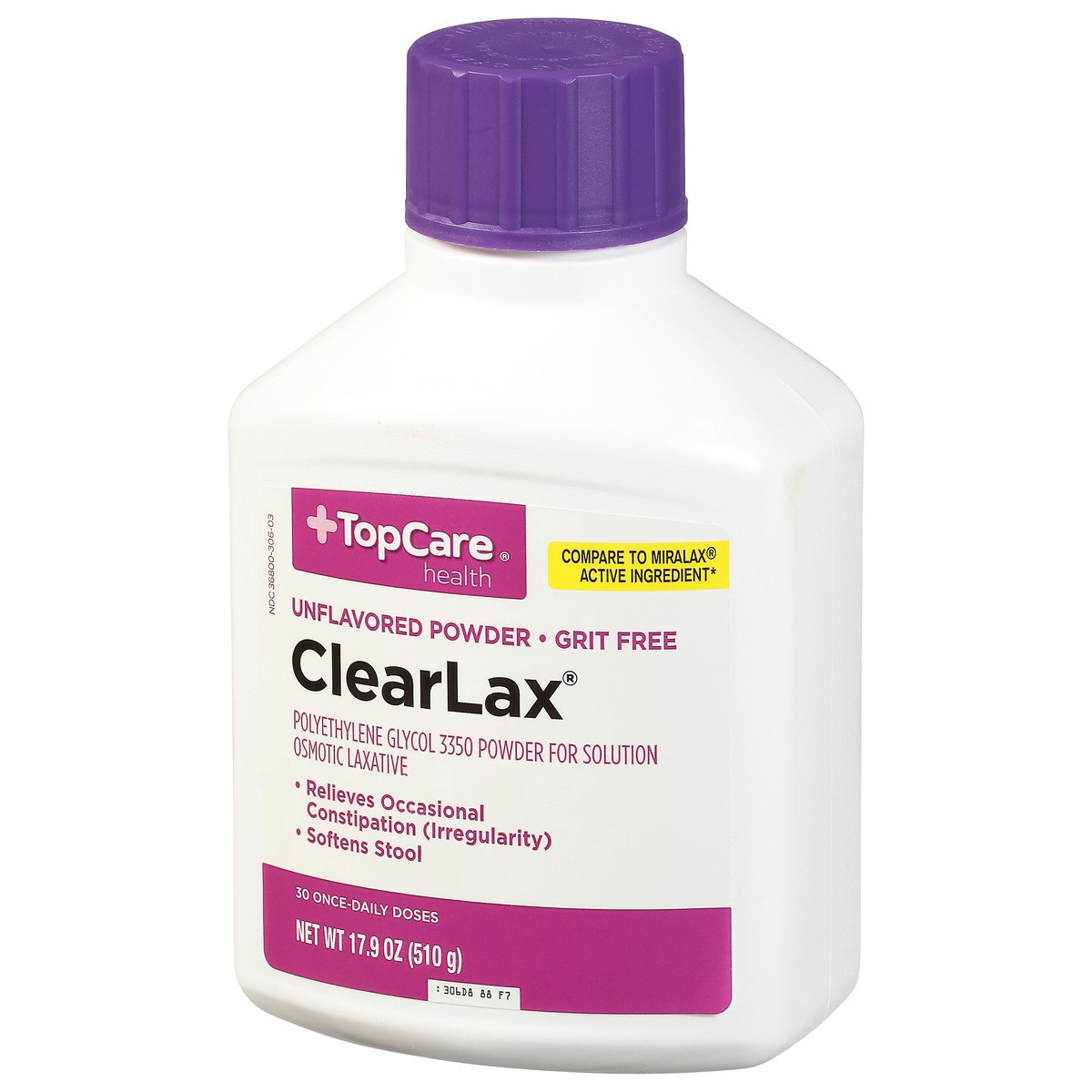 slide 10 of 15, TopCare Health Powder Unflavored ClearLax 17.9 oz, 17.9 oz