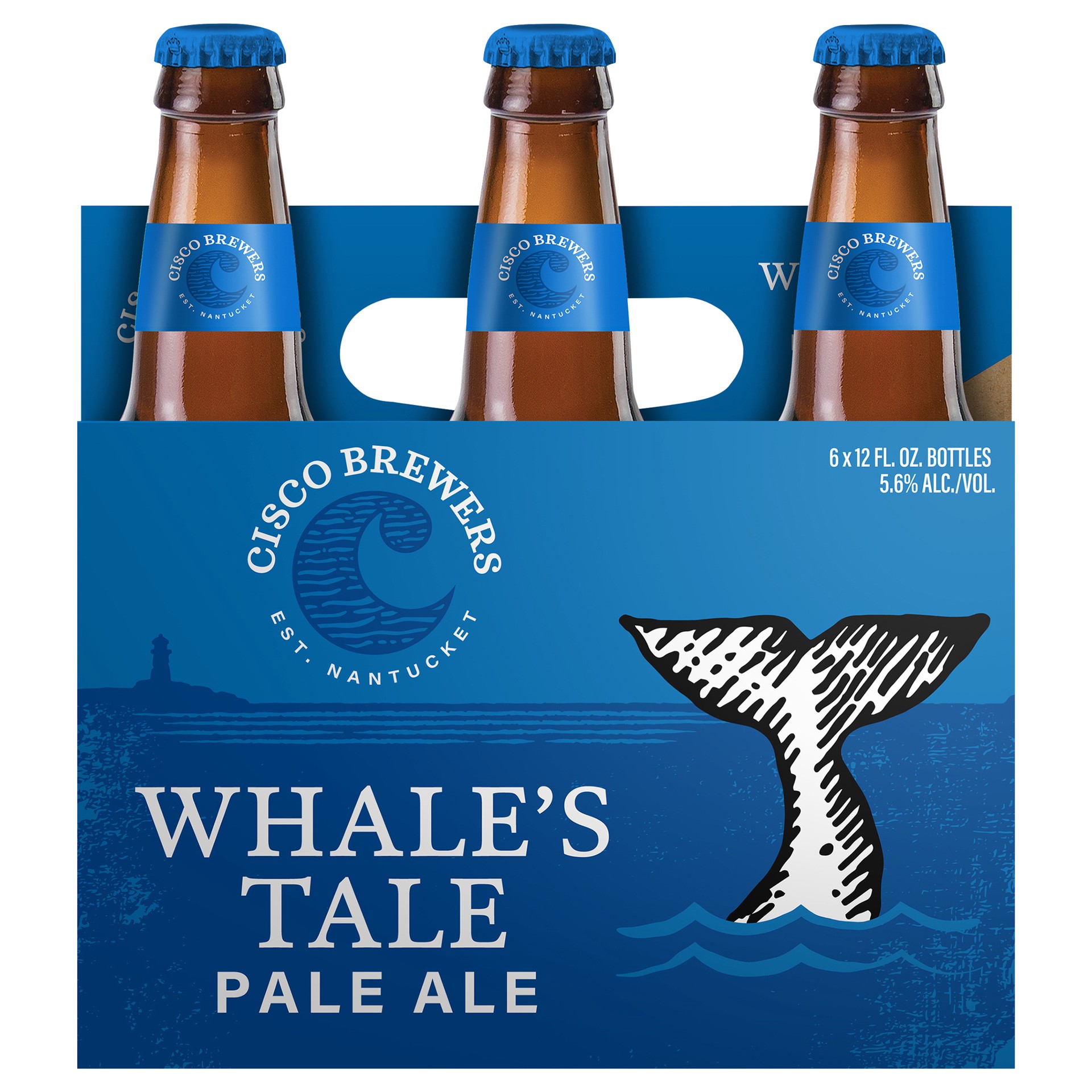 slide 3 of 4, Cisco Brewers Whale's Tale Pale Ale, 6 Pack 12 fl. oz. Bottles, 6 ct