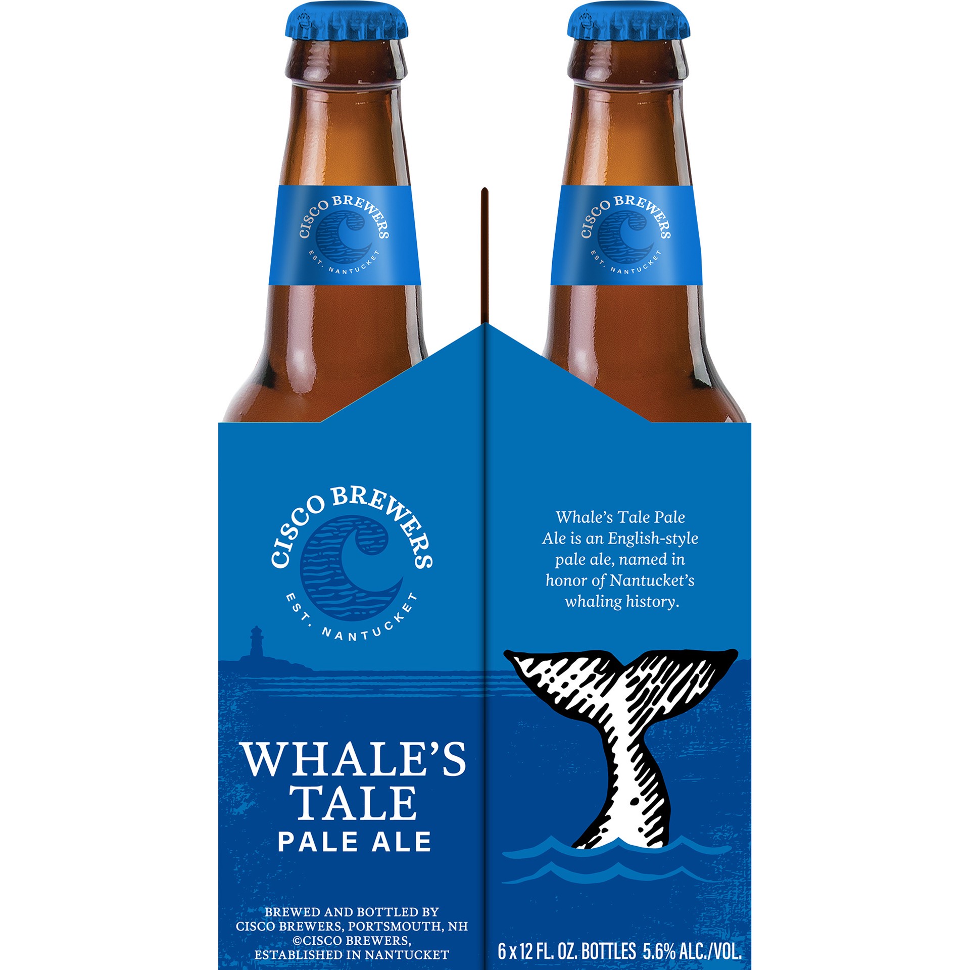 slide 4 of 4, Cisco Brewers Whale's Tale Pale Ale, 6 Pack 12 fl. oz. Bottles, 6 ct