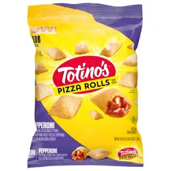 Totino''s Pizza Rolls, Pepperoni Flavored, Frozen Snacks, 100 Rolls, 48.8 oz