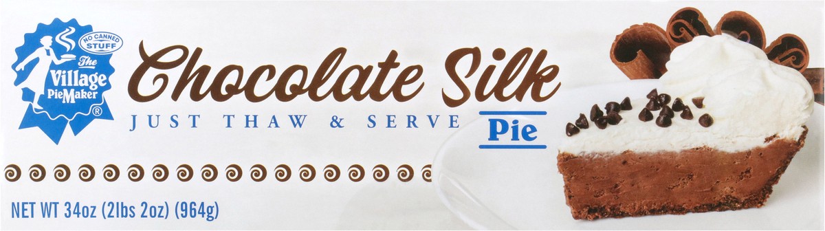 slide 8 of 9, The Village PieMaker Village PieMaker Chocolate Silk Pie, 34 oz
