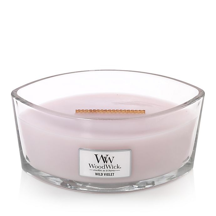 slide 1 of 2, WoodWick Wild Violet Ellipse Jar Candle, 1 ct