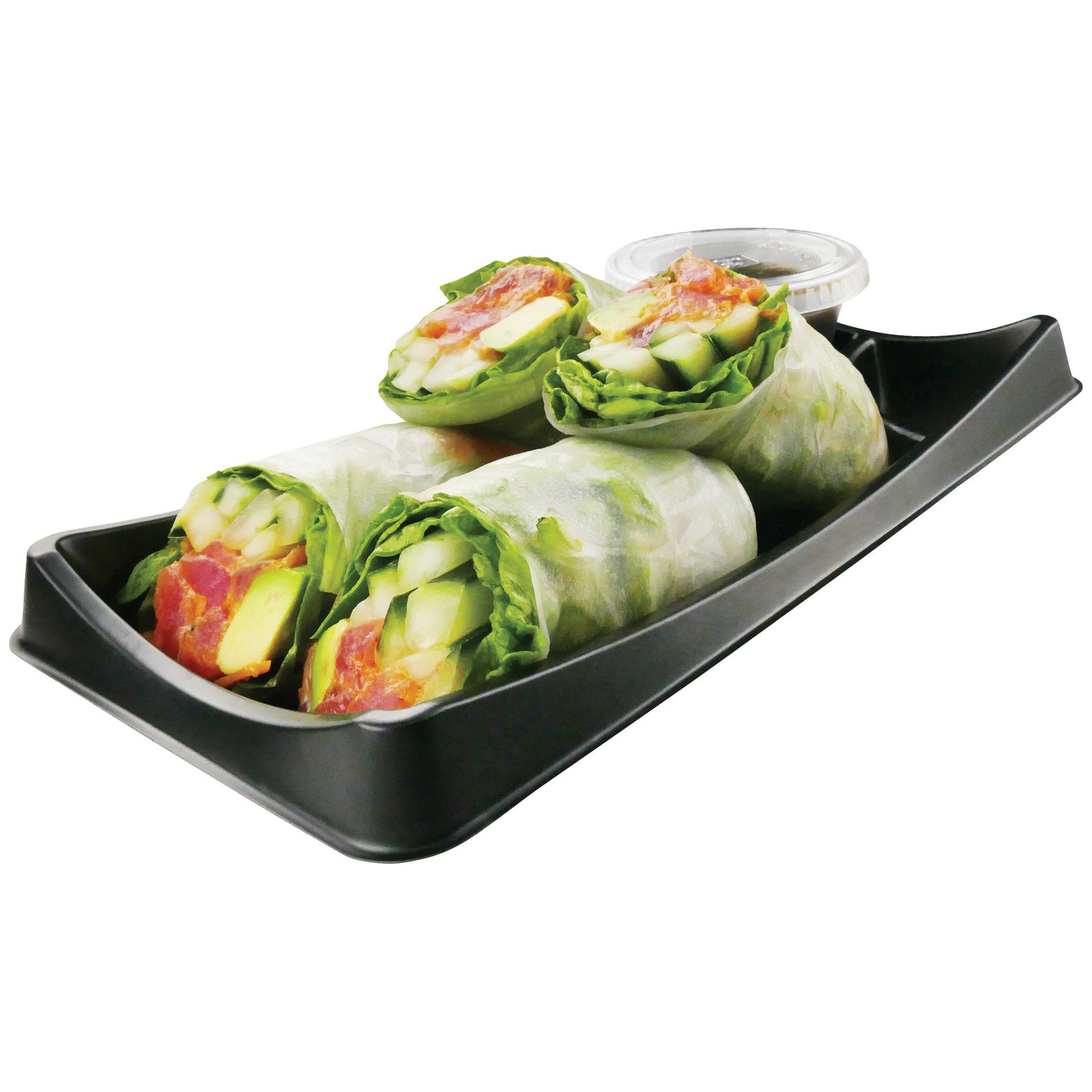 slide 1 of 1, H-E-B Sushiya Spicy Tuna Spring Roll, 9.8 oz