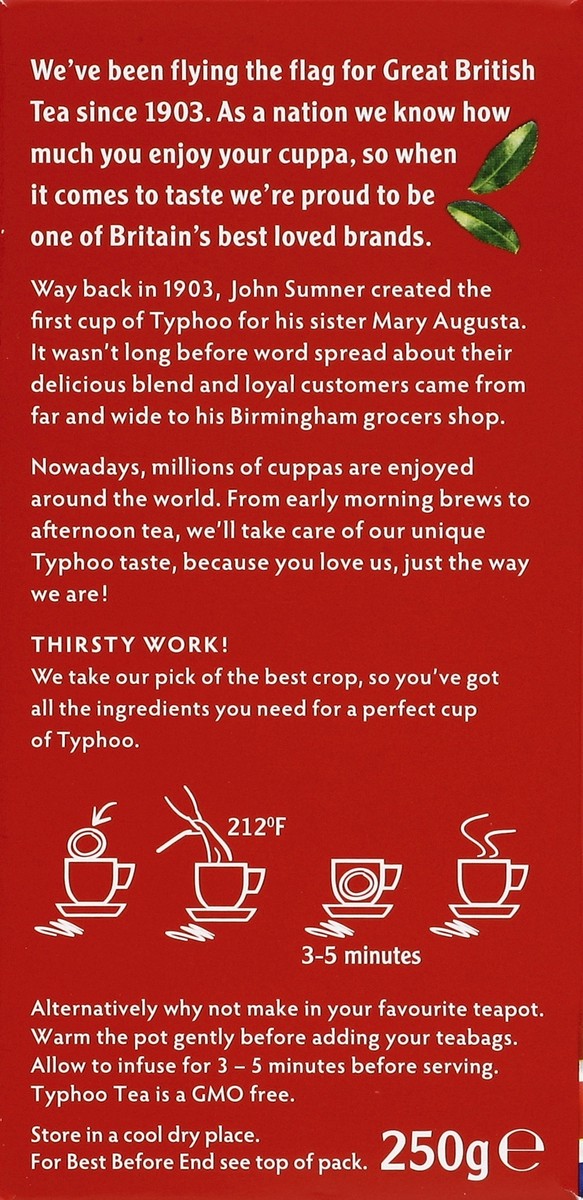 slide 3 of 4, Typhoo Great British Tea, 80 ct