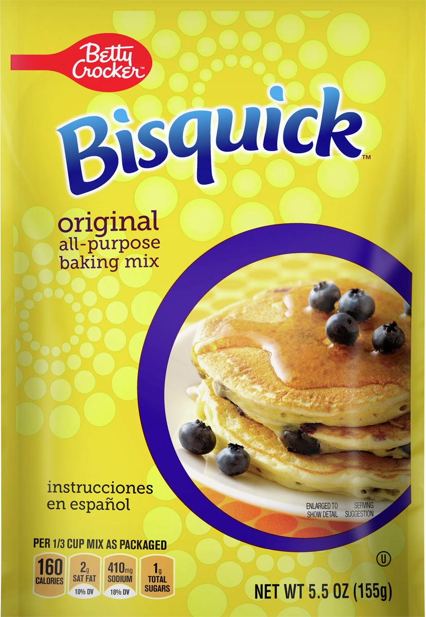 slide 5 of 9, Bisquick Betty Crocker Bisquick All-Purpose Baking Mix, 5.5 oz, 5.5 oz