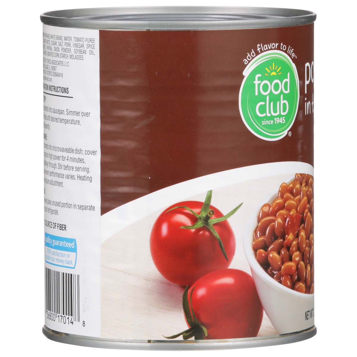 slide 6 of 9, Food Club Pork & Beans In Tomato Sauce, 31 oz