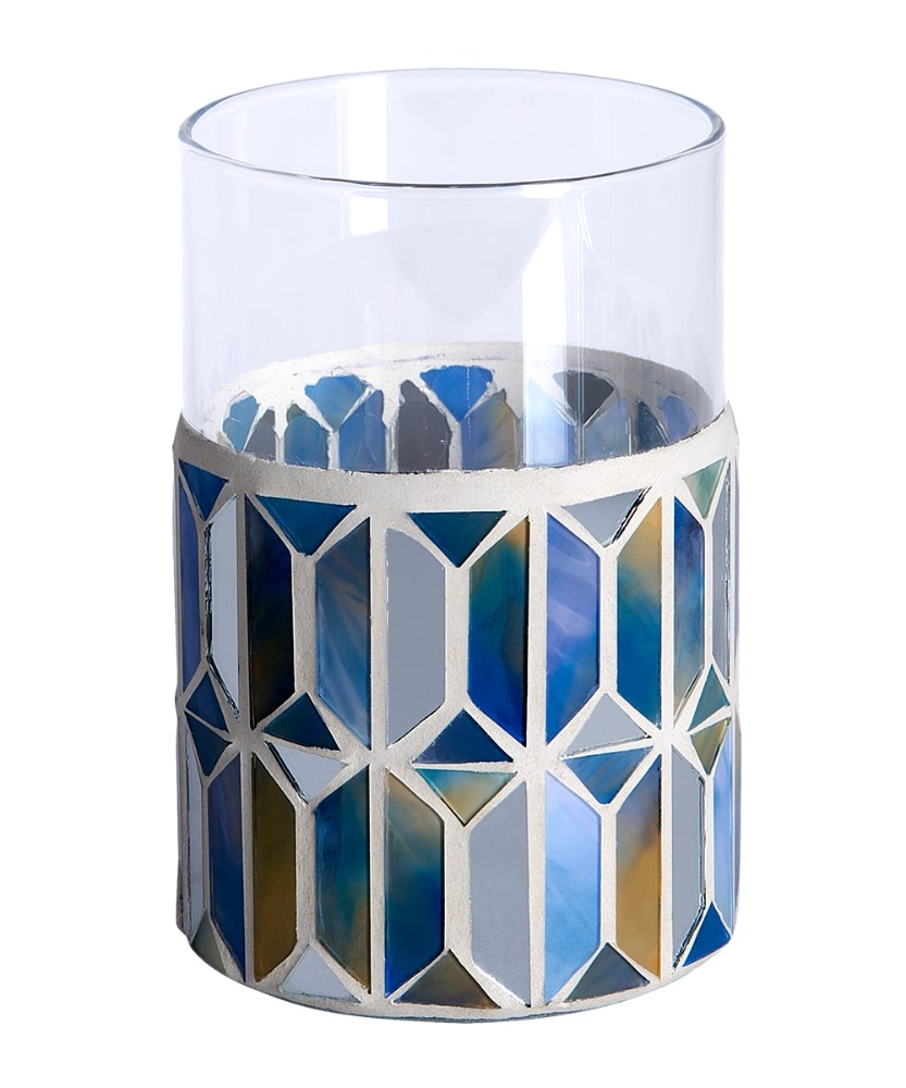 slide 1 of 1, Allure Hexagon Border Tumbler - Blue, 1 ct