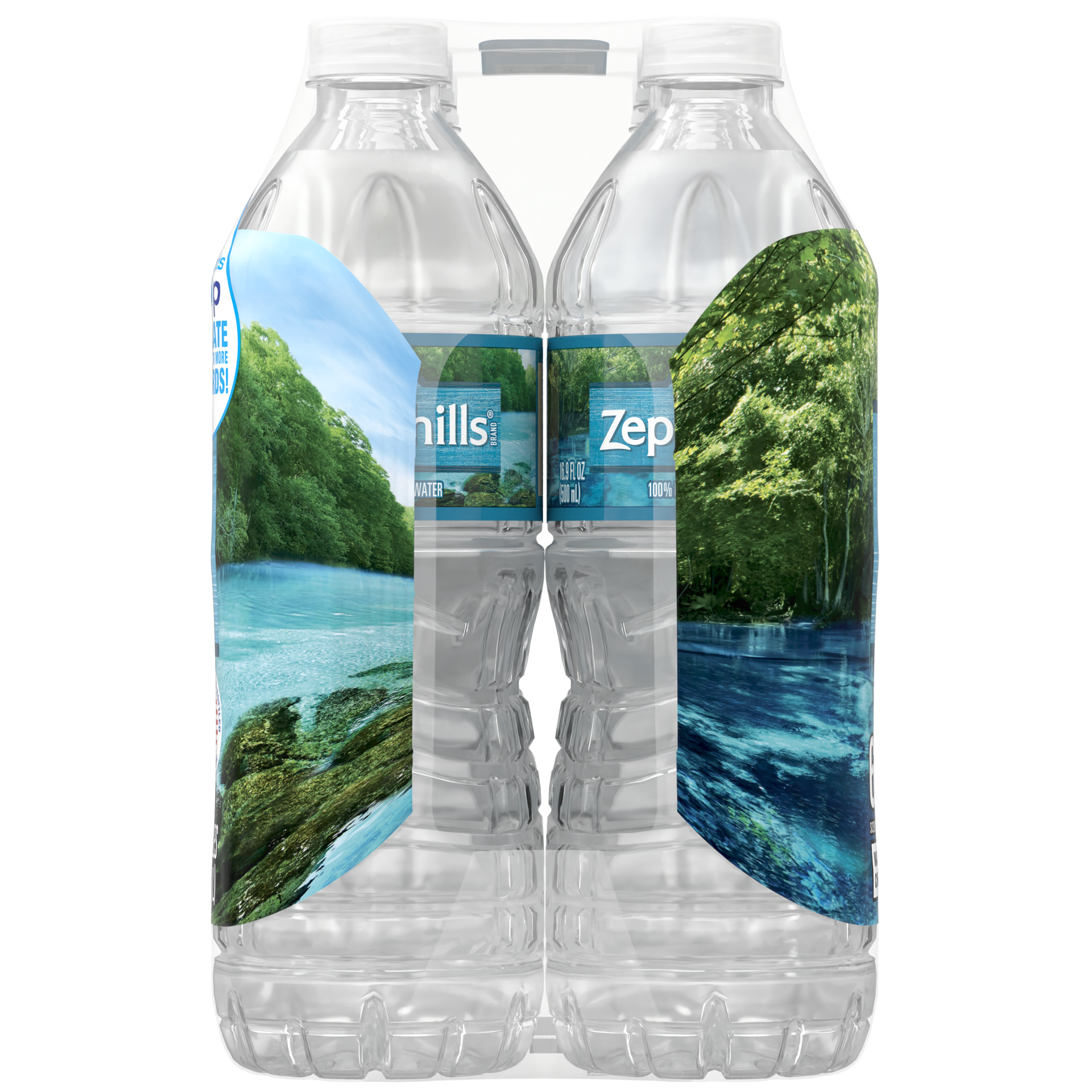 slide 3 of 5, ZEPHYRHILLS Brand 100% Natural Spring Water- 16.9 fl oz, 16.9 fl oz