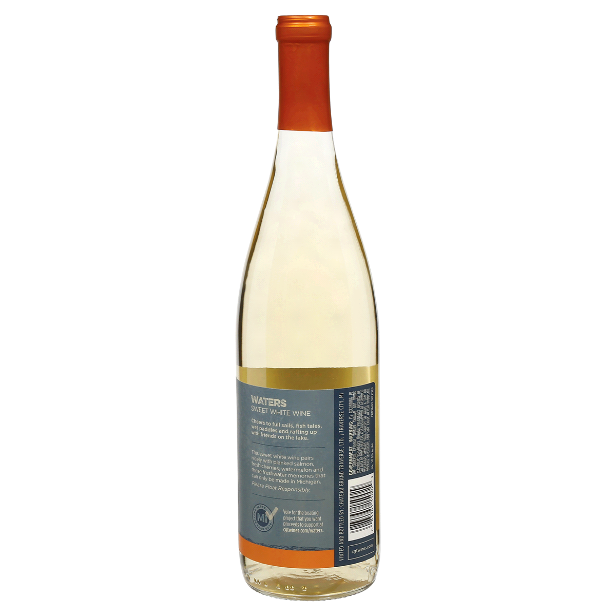 slide 2 of 2, Chateau Grand Traverse Waters Sweet White Wine, 750 ml