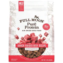 Full Moon Pure Protein Air Dried Ranch Raised Beef Recipe Dog Food - 1 lb