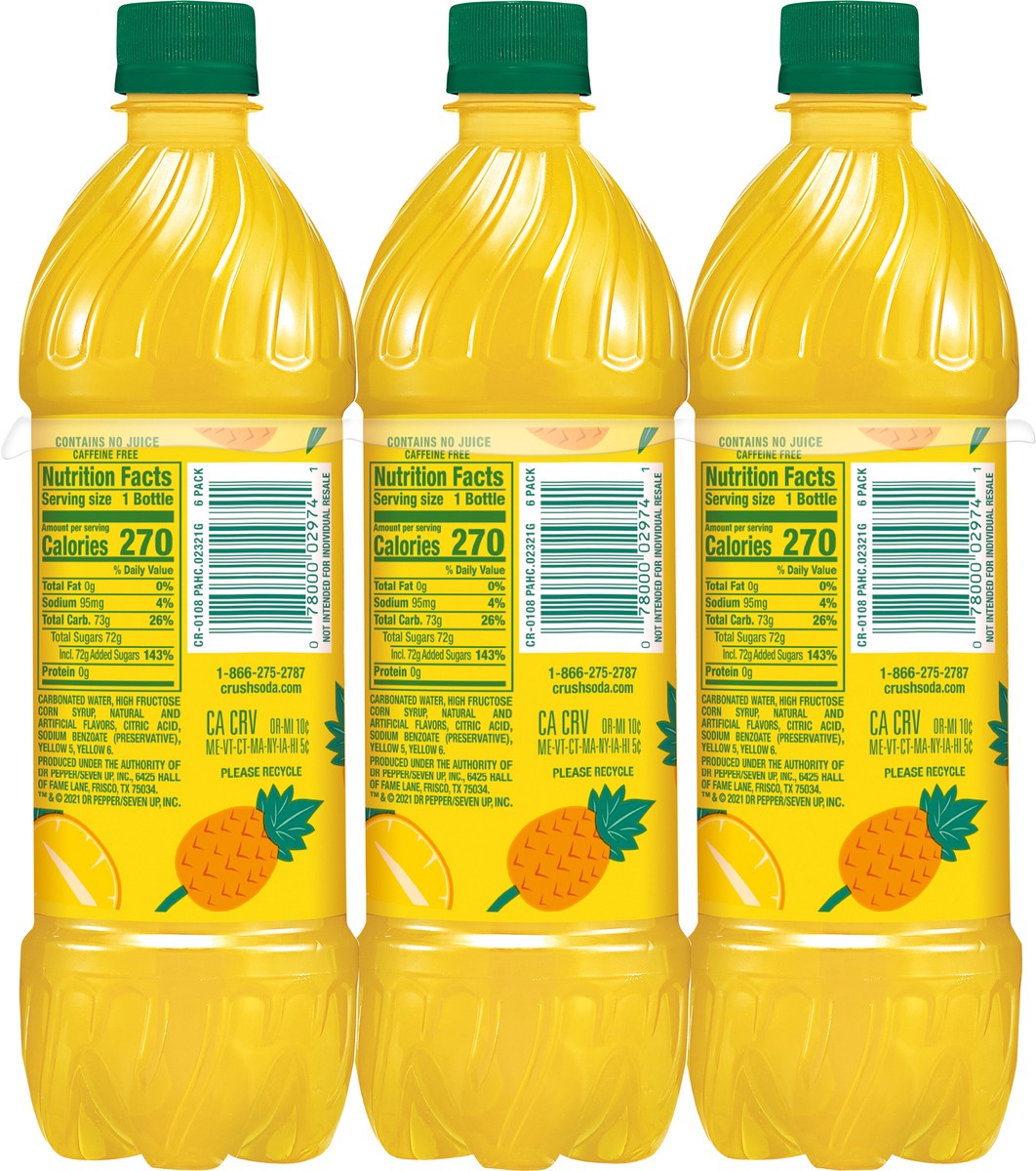 slide 6 of 12, Crush Pineapple Soda - 101.4 fl oz, 101.4 fl oz