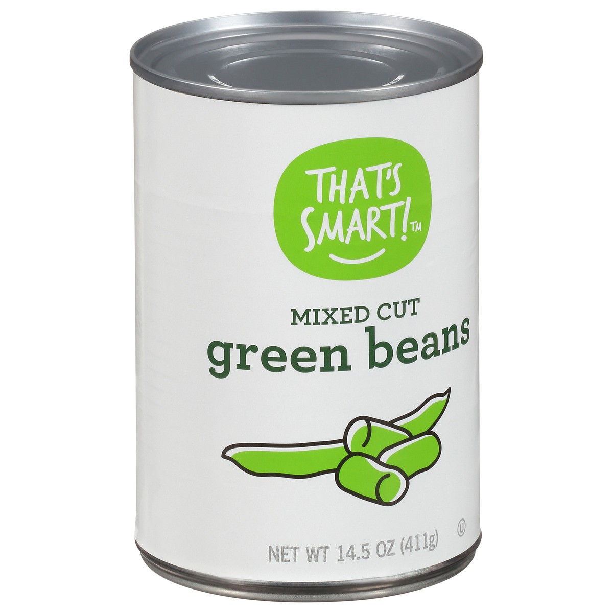 slide 9 of 9, That's Smart! Mixed Cut Green Beans 14.5 oz, 14.5 oz