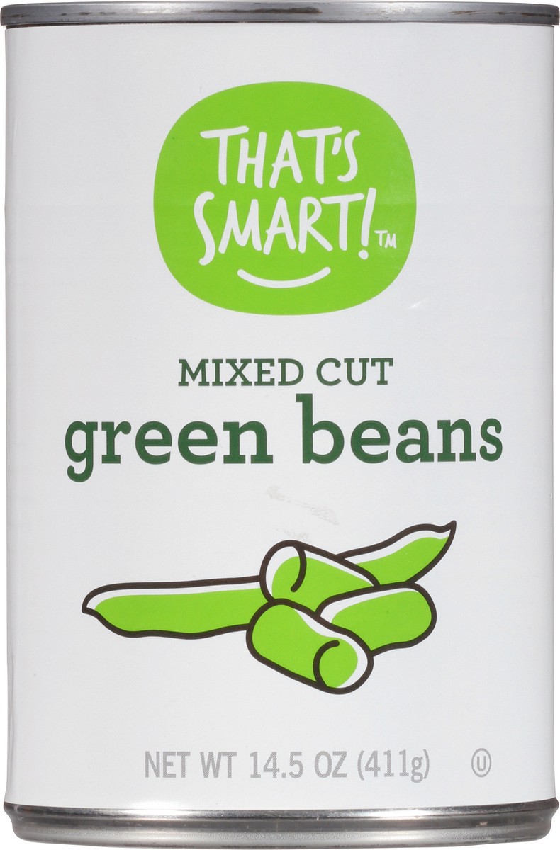 slide 6 of 9, That's Smart! Mixed Cut Green Beans 14.5 oz, 14.5 oz