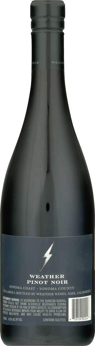 slide 5 of 9, Weather Wines Pinot Noir, Sonoma Coast, 