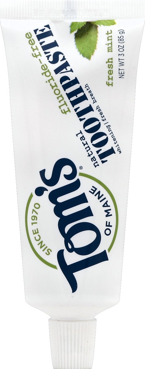 slide 1 of 1, Tom's of Maine Tom's Of Maine Fresh Mint Natural Toothpaste Travel Size, 3 oz