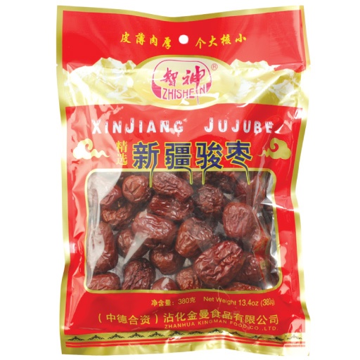 slide 1 of 1, Zhishen Xinjiang Jujube, 13.4 oz