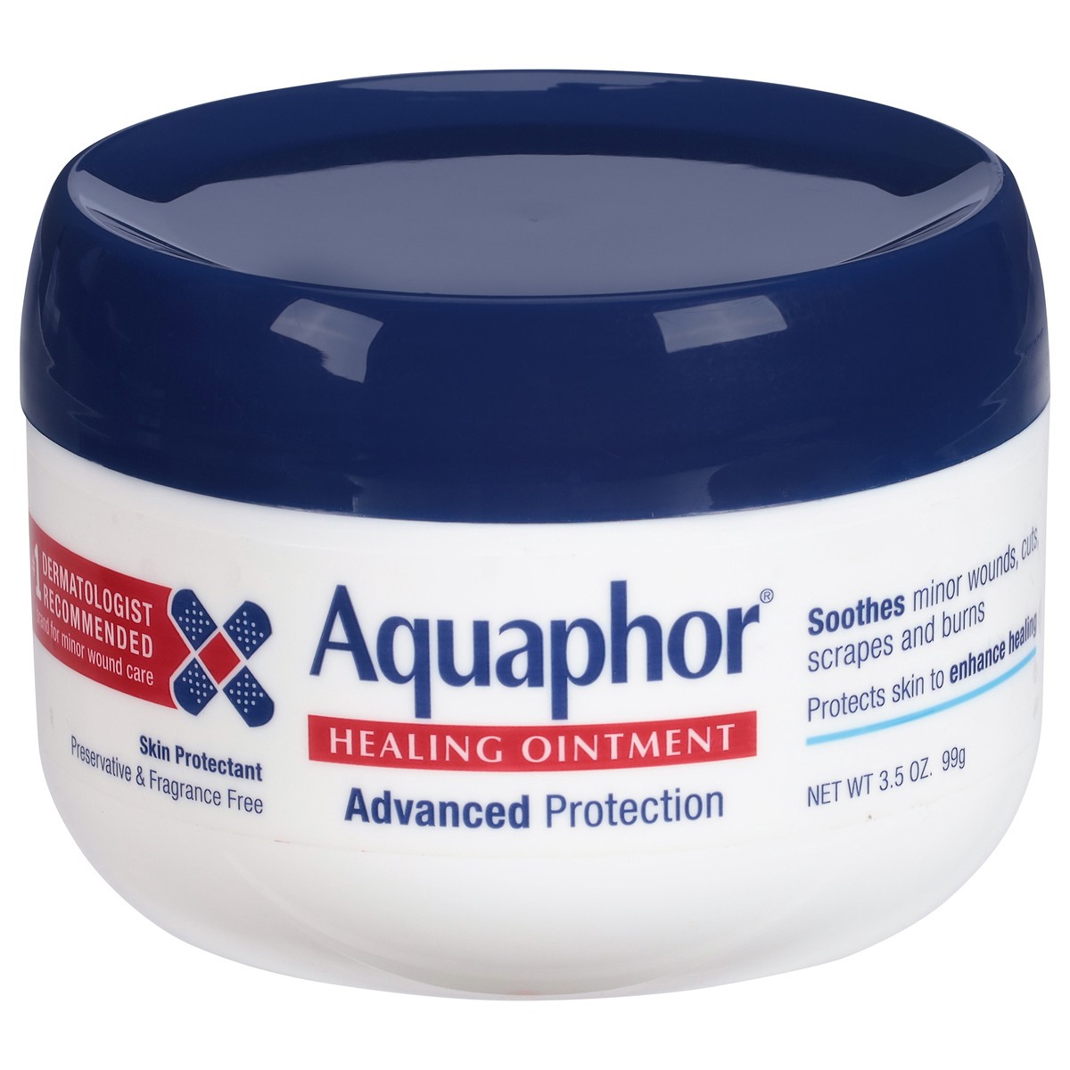 slide 1 of 9, Aquaphor First Aid Healing Ointment Jar, 3.5 oz