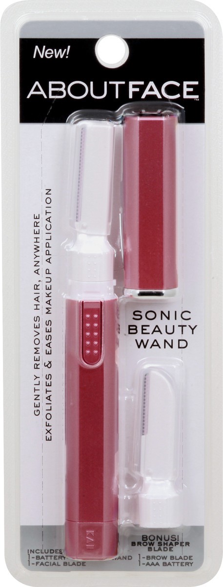 slide 1 of 9, AboutFace Brow Shaper Blade Sonic Beauty Wand 1 ea, 1 ct