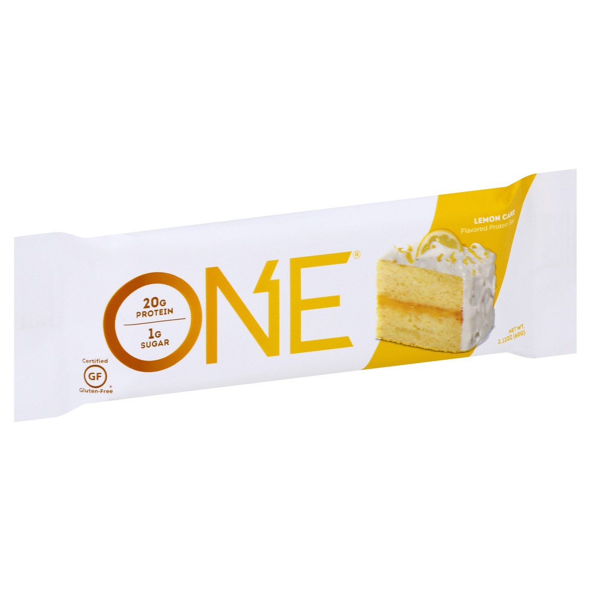 slide 10 of 12, ONE Lemon Cake Flavored Protein Bar, 2.12 oz, 60 gram