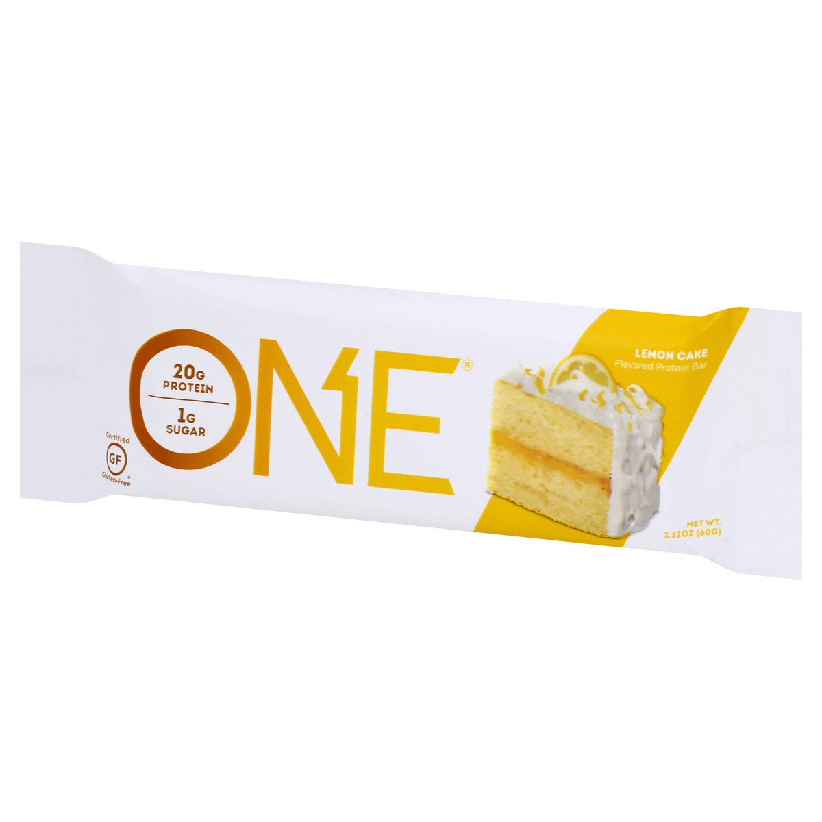 slide 2 of 12, ONE Lemon Cake Flavored Protein Bar, 2.12 oz, 60 gram