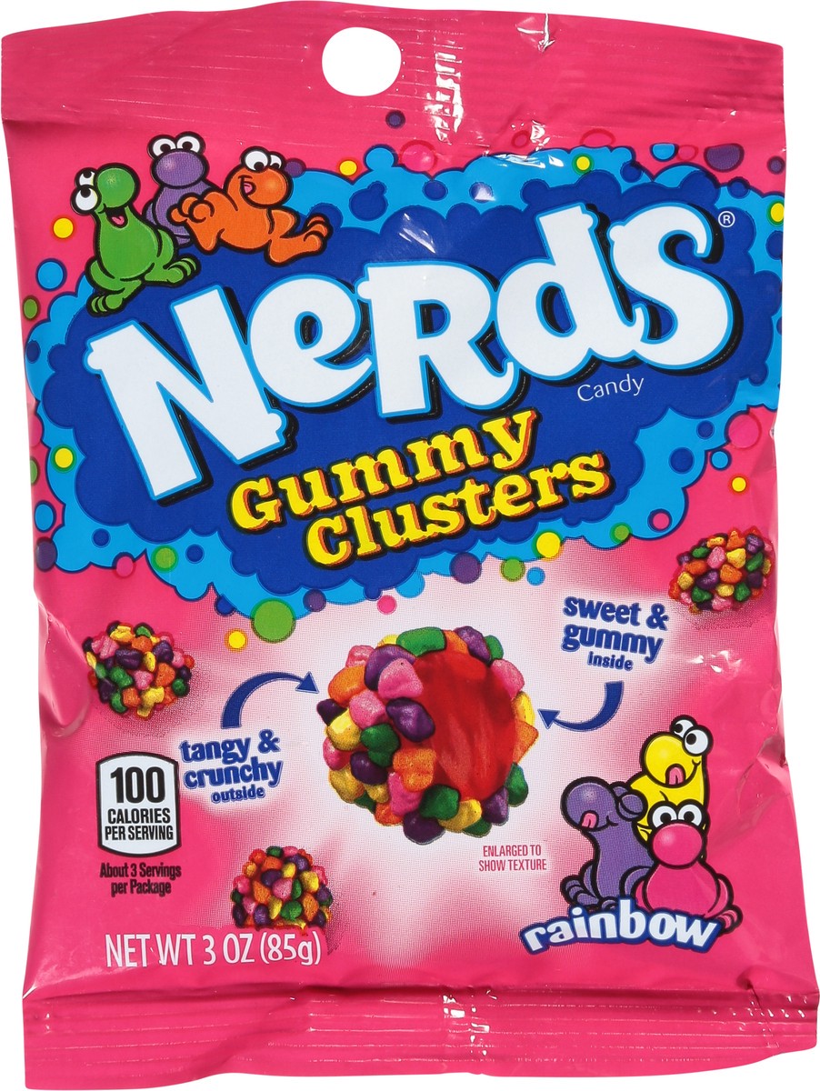 slide 6 of 11, Nerds Rainbow Gummy Clusters Rainbow Candy 3 oz, 3 oz
