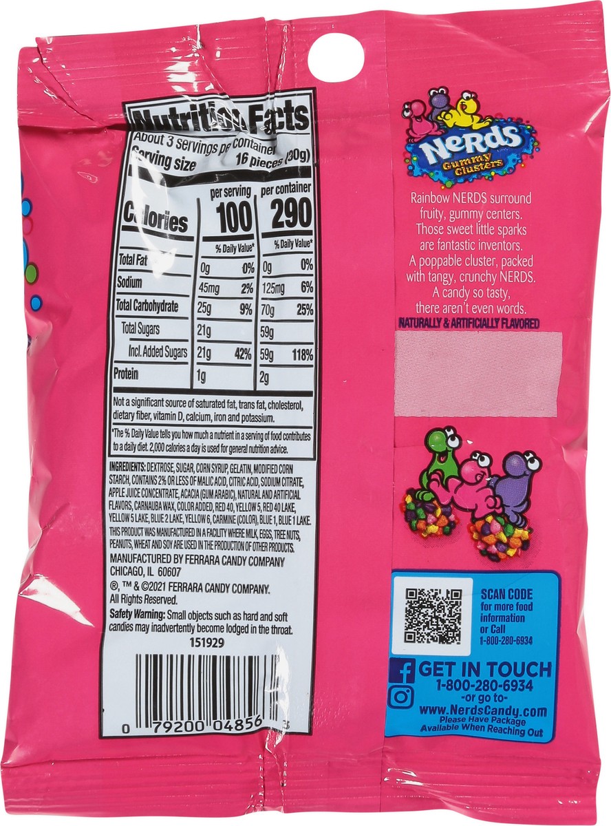 slide 7 of 11, Nerds Rainbow Gummy Clusters Rainbow Candy 3 oz, 3 oz