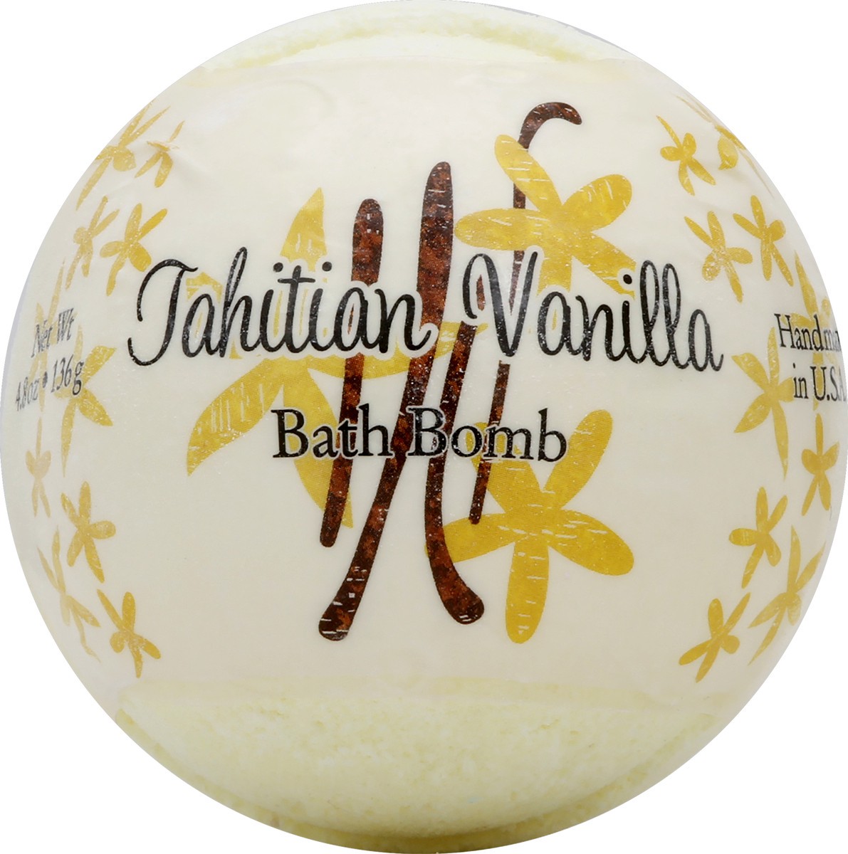 slide 5 of 7, Primal Elements Tahitian Vanilla Bath Bomb, 4.8 oz