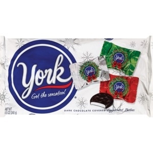 slide 1 of 5, York Peppermint Patties Holiday Miniatures, 8.5 oz