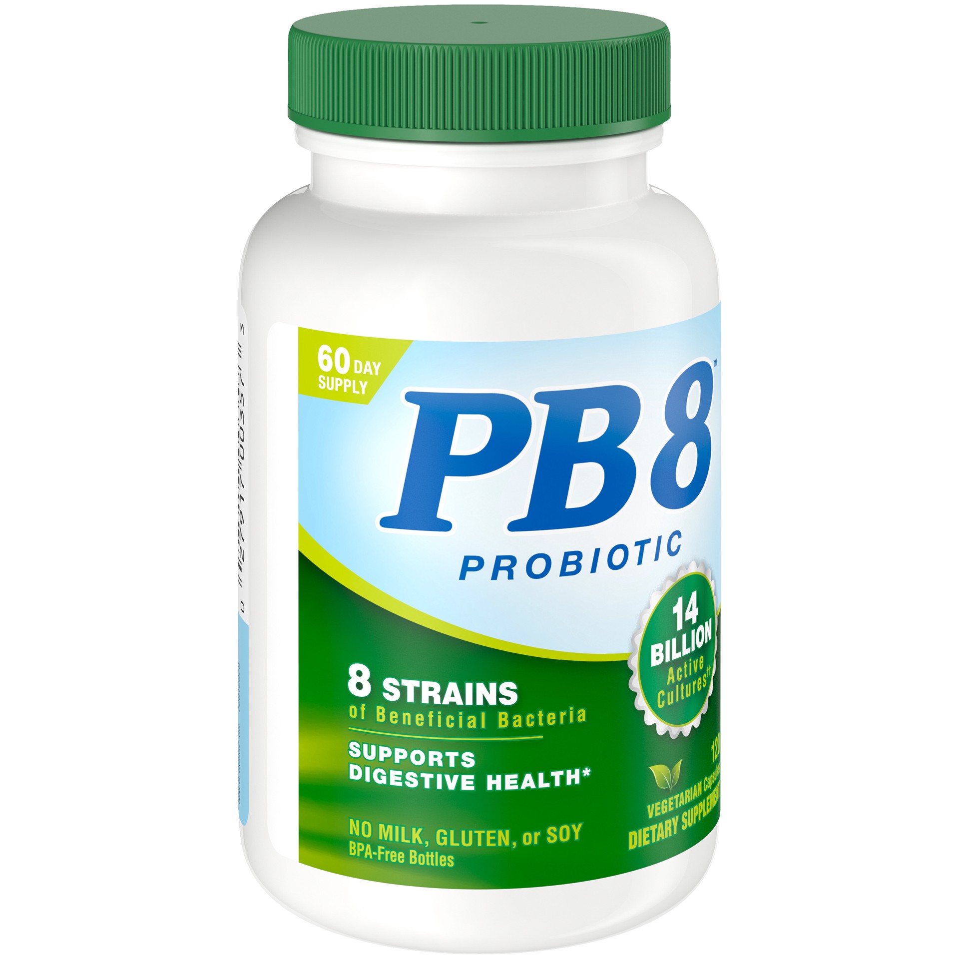 slide 2 of 4, Nutrition Now PB8™ Vegetarian Probiotic Supplement for Men and Women, 120 Count, 120 ct