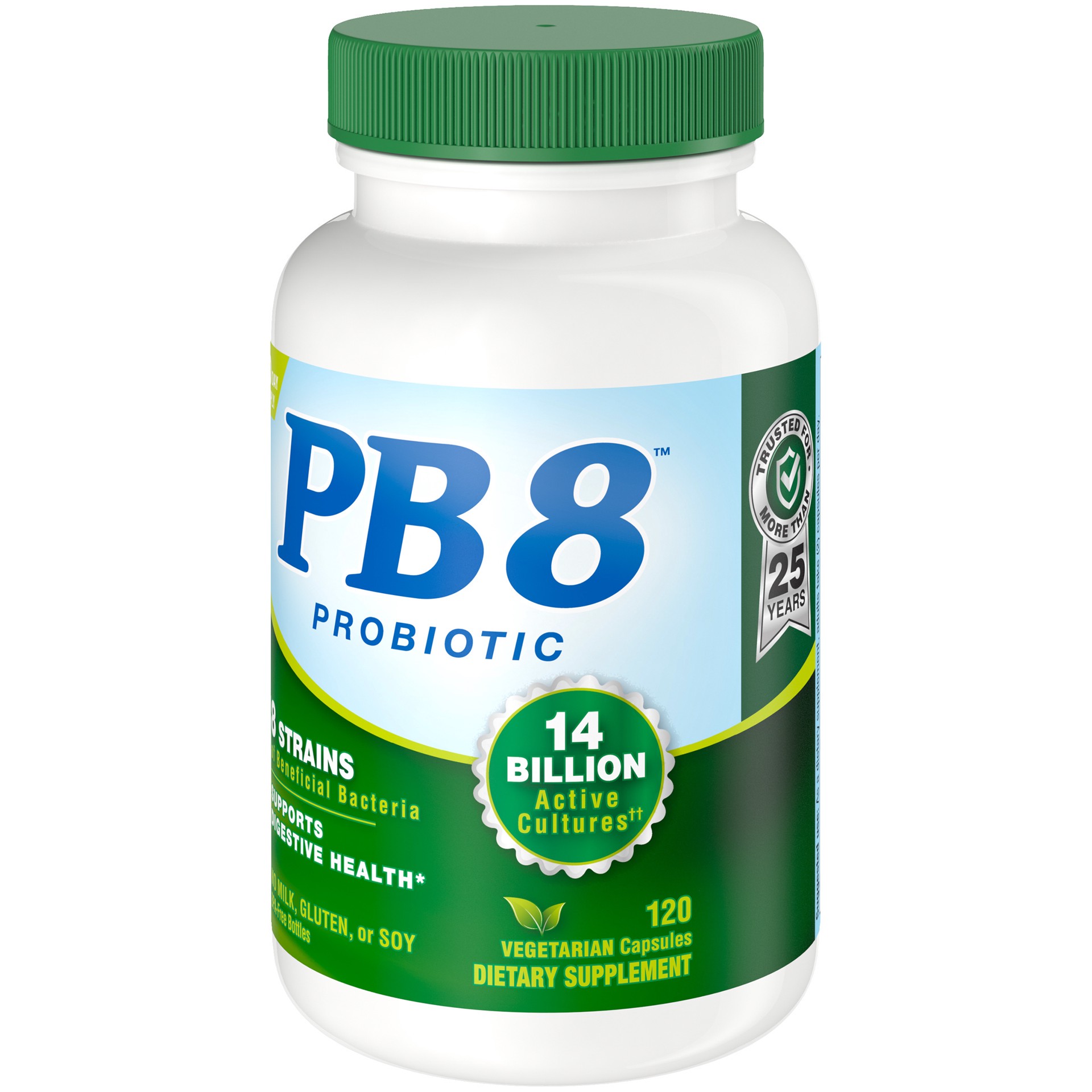 slide 3 of 4, Nutrition Now PB8™ Vegetarian Probiotic Supplement for Men and Women, 120 Count, 120 ct