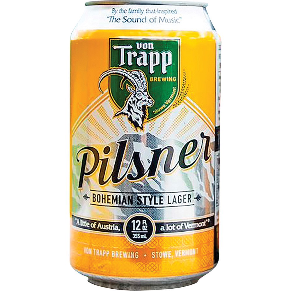 slide 1 of 1, Von Trapp Brewing Pilsner Bohemian Style Lager Beer 6 - 12 fl oz Cans, 6 ct