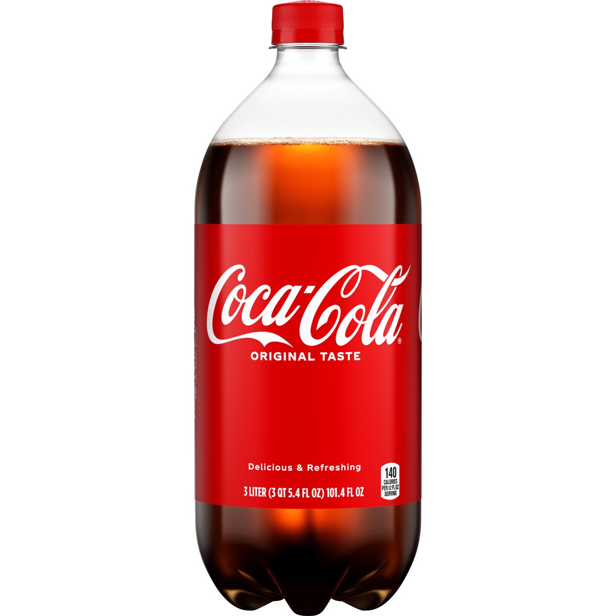 slide 1 of 5, Coca-Cola Soda Soft Drink\, 3 Liters, 101.4 fl oz