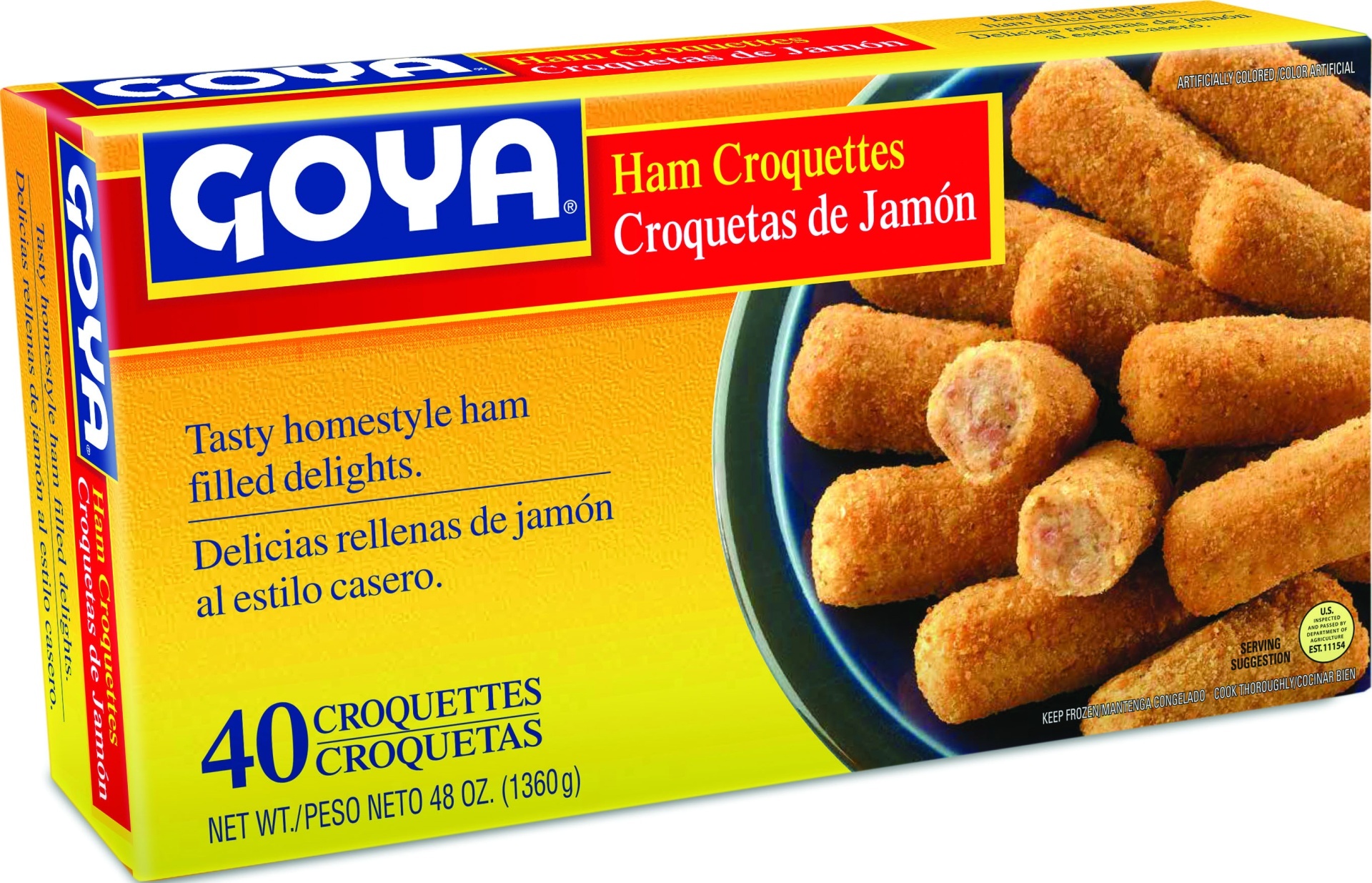 slide 1 of 1, Goya Ham Croquettes, 48 oz