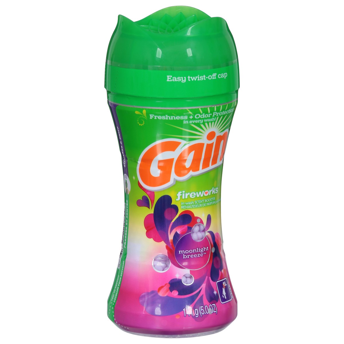 slide 13 of 13, Gain Fireworks In-Wash Moonlight Breeze Trial Size! Scent Booster 5.0 oz, 1 ct