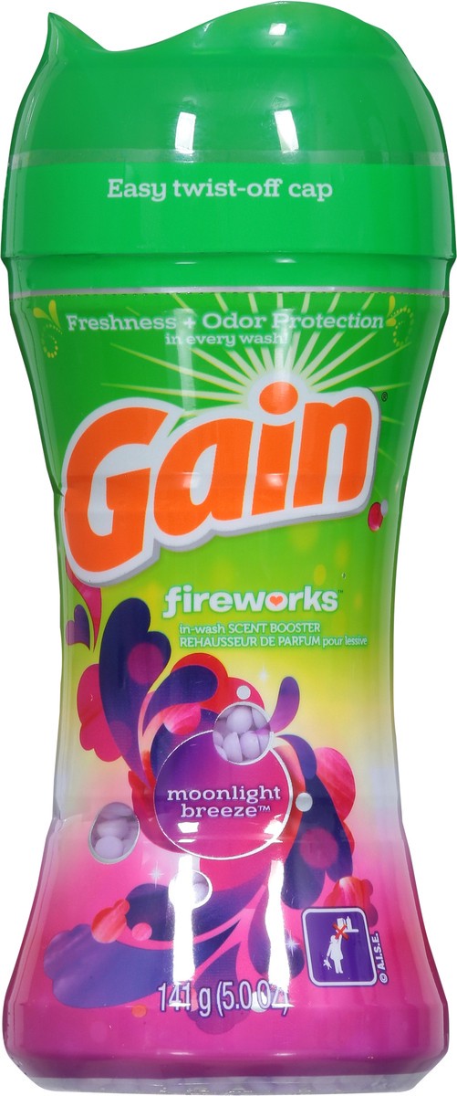 slide 7 of 13, Gain Fireworks In-Wash Moonlight Breeze Trial Size! Scent Booster 5.0 oz, 1 ct