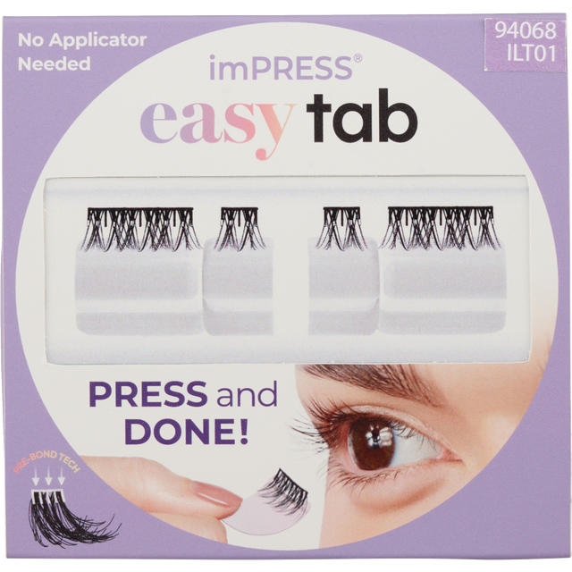 slide 1 of 1, KISS Ks Impress Press On Falsies Easy Tab 01, 1 ct