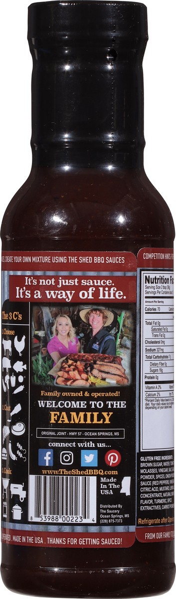 slide 2 of 12, The Shed Barbeque & Blues Joint Original Southern Sweet BBQ Sauce 15.2 oz, 1 ct