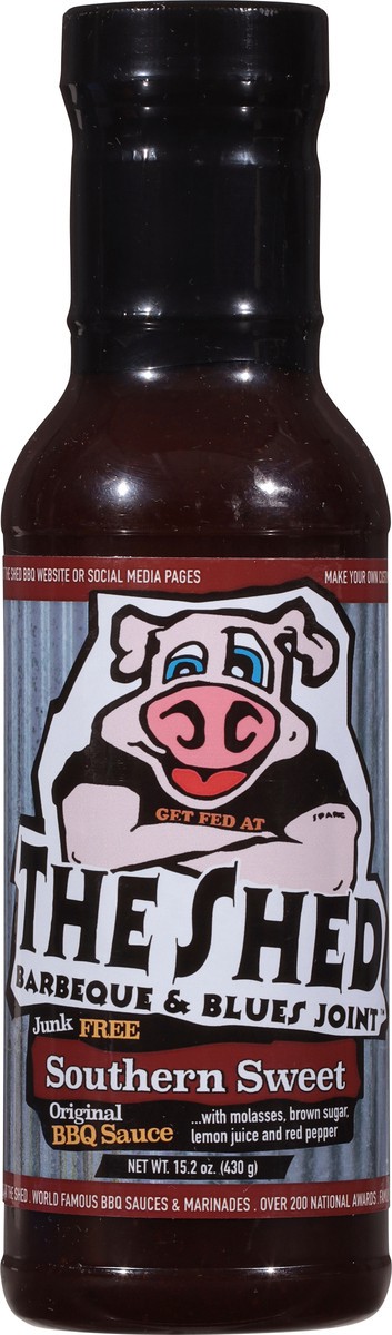 slide 11 of 12, The Shed Barbeque & Blues Joint Original Southern Sweet BBQ Sauce 15.2 oz, 1 ct